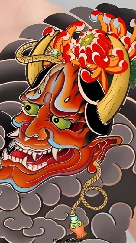 Hình xăm mặt quỷ